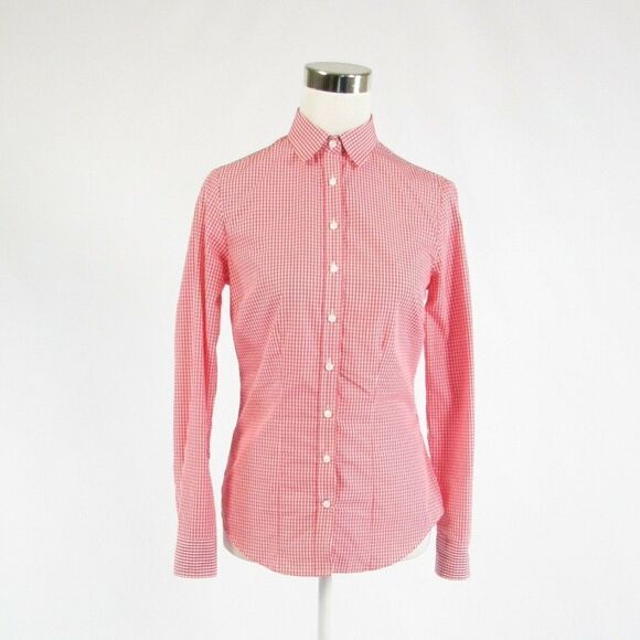 Charles Tyrwhitt pink white blouse 2 - Picture 1 of 8
